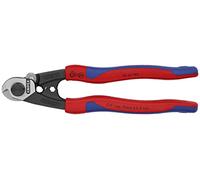 KNIPEX Cortacables para cable trenzado forjado con mangos multicomponente 190 mm, 95 62 190
