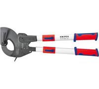 KNIPEX Cortacables (tipo carraca) con mangos telescópicos con mangos multicomponente 630 mm, 95 32 060
