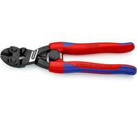 Knipex Cortante de fuerza para corte a ras para metal blando y plástico negro atramentado, con fundas esbeltas en dos componentes 200 mm 72 62 200