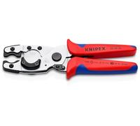 KNIPEX Cortatubos para Tubos Combinados, 12 - 25 mm y de protección, 18 - 35 mm con Fundas Multicomponentes Galvanizado, 90 25 25