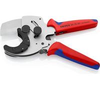 KNIPEX Cortatubos para Tubos Combinados y de Plástico con Fundas Multicomponentes Galvanizado, 26 - 40 mm, 90 25 40