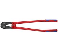 KNIPEX Cortavarillas con mangos multicomponente 760 mm, 71 72 760 | Para barras y cerraduras de metal más gruesas, amortiguador de impacto, muy resistente, cortador de alambre