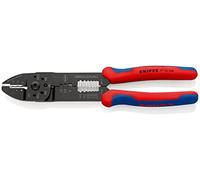 Knipex Alicate para crimpar terminales negro, lacado, con fundas multicomponentes 240 mm (cartulina autoservicio/blíster) 97 22 240 SB