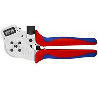 Knipex Crimpadora de 4 mandriles para terminales girados cromado, con fundas multicomponentes 250 mm 97 52 65 DG