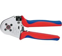 KNIPEX Crimpadora de 4 mandriles para terminales girados cromado con mangos multicomponente 250 mm, 97 52 65 A