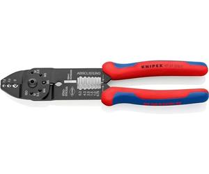 KNIPEX Crimpadora negro, lacado con mangos multicomponente 230 mm, 97 21 215 C