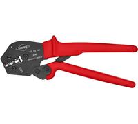 Knipex Alicate para crimpar terminales también para trabajar a dos manos bruñido, con fundas de plástico antideslizantes 250 mm (cartulina autoservicio/blíster) 97 52 06 SB