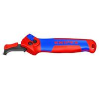 KNIPEX Cuchillo pelacables El nuevo cuchillo pelacables con carraca con mangos multicomponente 146 mm, 16 50 145 SB