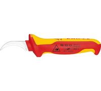 Knipex Cuchillo pelacables mango aislante en dos componentes, según norma VDE 190 mm 98 53 13