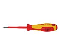 KNIPEX Destornillador Aislado Pozidriv PZ1 x 80mm Mango Antideslizante 57556