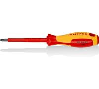 Knipex Destornillador Phillips 98 24 02, bruñido, mango aislante en dos componentes VDE 212 mm