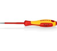 KNIPEX Destornillador para tornillos de hexágono interior aislados con fundas multicomponentes, según norma VDE 175 mm, 98 13 20