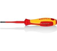 KNIPEX Destornillador (Slim) PlusMinus Pozidriv mango aislante en dos componentes, según norma VDE 187 mm, 98 25 01 SLS
