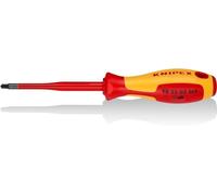 KNIPEX Destornillador (Slim) PlusMinus Pozidriv mango aislante en dos componentes, según norma VDE 212 mm, 98 25 02 SLS