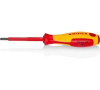 KNIPEX Destornilladores para tornillos Torx mango aislante en dos componentes, según norma VDE 185 mm, 98 26 25