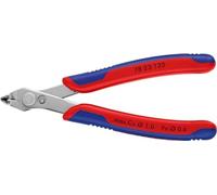 Knipex Alicates Electronic Super Knips® con ángulo de 60° rojo-azul 125 mm