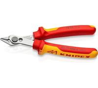 Knipex Electronic Super Knips® VDE aislados con fundas multicomponentes, según norma VDE 125 mm (cartulina autoservicio/blíster) 78 06 125 SB