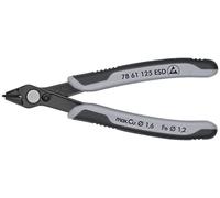 KNIPEX Elektronski Super Knips ESD con mangos multicomponente 125 mm, 78 61 125 ESD