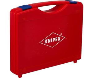 KNIPEX Estuche de herramientas RED Electro Set 1 4 piezas 275 mm, 00 20 15 | 4 piezas, pelacables, alicates combinados, cortadores laterales, alicates redondos planos, VDE, juego de alicates