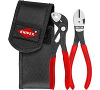 KNIPEX Juego de alicates mini en portaherramientas para el cinturón 1 x 87 01 150, 1 x 74 01 160 160 mm, 00 20 72 V02
