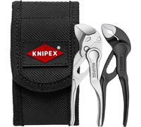 KNIPEX Juego de mini alicates XS en funda para el cinturón 1 x 87 00 100, 1 x 86 04 100 150 mm, 00 20 72 V04 XS
