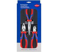 KNIPEX juego de montaje 1 x 03 02 180, 1 x 26 12 200, 1 x 70 02 160, 00 20 11