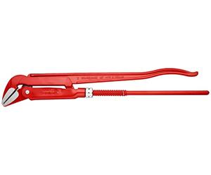 KNIPEX Llave para tubos a 45° recubierto de pintura pulverizada, rojo 570 mm, 83 20 020