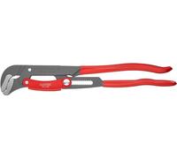 KNIPEX Llave para tubos en forma de S Con ajuste rápido recubierto de pintura pulverizada, gris recubiertos de plástico 560 mm, 83 61 020