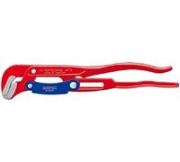 KNIPEX Llave para tubos en forma de S Con ajuste rápido recubierto de pintura pulverizada, rojo 420 mm, 83 60 015
