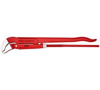 KNIPEX Llave para tubos en forma de S recubierto de pintura pulverizada, rojo 680 mm, 83 30 030