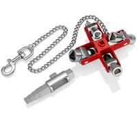 KNIPEX Llave universal "Construcción" para armarios y sistemas de paso estándar 96 mm, 00 11 06 V01