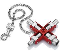 Knipex Llave universal para armarios y sistemas de paso estándar 90 mm (cartulina autoservicio/blíster) 00 11 06