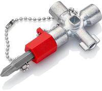 KNIPEX Llaves para armarios de control para armarios y sistemas de paso estándar 44 mm, 00 11 02