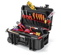 KNIPEX Maleta de herramientas "Robust26 Move" Electro 22 piezas 550 mm, 00 21 33 E