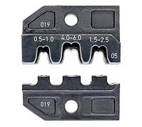 KNIPEX Mordaza intercambiable para conectores faston no aislados (anchura del conector 4,8 + 6,3 mm), 97 49 05