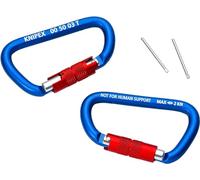 Knipex Mosquetón 00 50 03 T BK - 2 piezas (cartulina autoservicio/blíster)