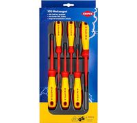 Knipex paquete de destornilladores VDE tornillo plano / Phillips® / Pozidriv® (cartulina autoservicio/blíster) 00 20 12 V04