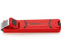Knipex Pelamangueras con hoja de bisturí carcasa de plástico resistente a los golpes 130 mm 16 20 16 SB