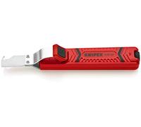 Knipex Pelamangueras 16 20 165 SB con hoja de bisturí y carcasa plástica resistente 165 mm