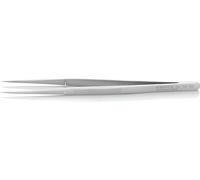 KNIPEX Pinza de precisión con pasador de punta inoxidable, anti-magnético, a prueba de ácidos 155 mm, 92 22 35