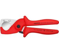 KNIPEX PlastiCut Cortatubos para Tubos Flexibles y de Protección, de Plástico Reforzado con Fibra de Vidrio, 25 mm, Cartulina Autoservicio/Blíster, 90 20 185 SB