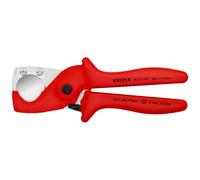 KNIPEX PlastiCut Cutter for flexible hoses and plastic conduit pipes glass fibre