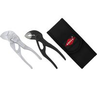 Knipex Set de alicates Cobra XS y llave inglesa XS en bolsa de cinturón herr. gris/negro one_size