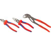 KNIPEX 00 20 09 V01 juego 1 x 03 02 180, 1 x 70 02 160, 1 x 87 01 250
