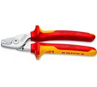 Knipex StepCut Tijeras cortacables cromado, aislados con fundas multicomponentes, según norma VDE 160 mm 95 16 160