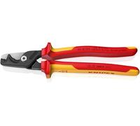 KNIPEX StepCut XL 95 18 225 - Tijeras para cables (mango aislante, certificado VDE, 225 mm)