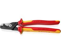 KNIPEX StepCut® XL Cortacables con corte escalonado mango aislante en dos componentes, según norma VDE Barnizados 225 mm, 95 18 225 SB