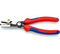 Knipex StriX® Alicate pelacables con tijeras cortacables negro atramentado, con fundas multicomponentes 180 mm 13 62 180