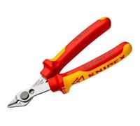 Knipex Electronic Super Knips® VDE aislados con fundas multicomponentes, según norma VDE 125 mm (cartulina autoservicio/blíster) 78 06 125 SB