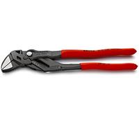 KNIPEX Tenaza llave alicate y llave en una sola herramienta con cartulinas autoservicio Mangos plasticos por inmersión, 86 01 250 SB